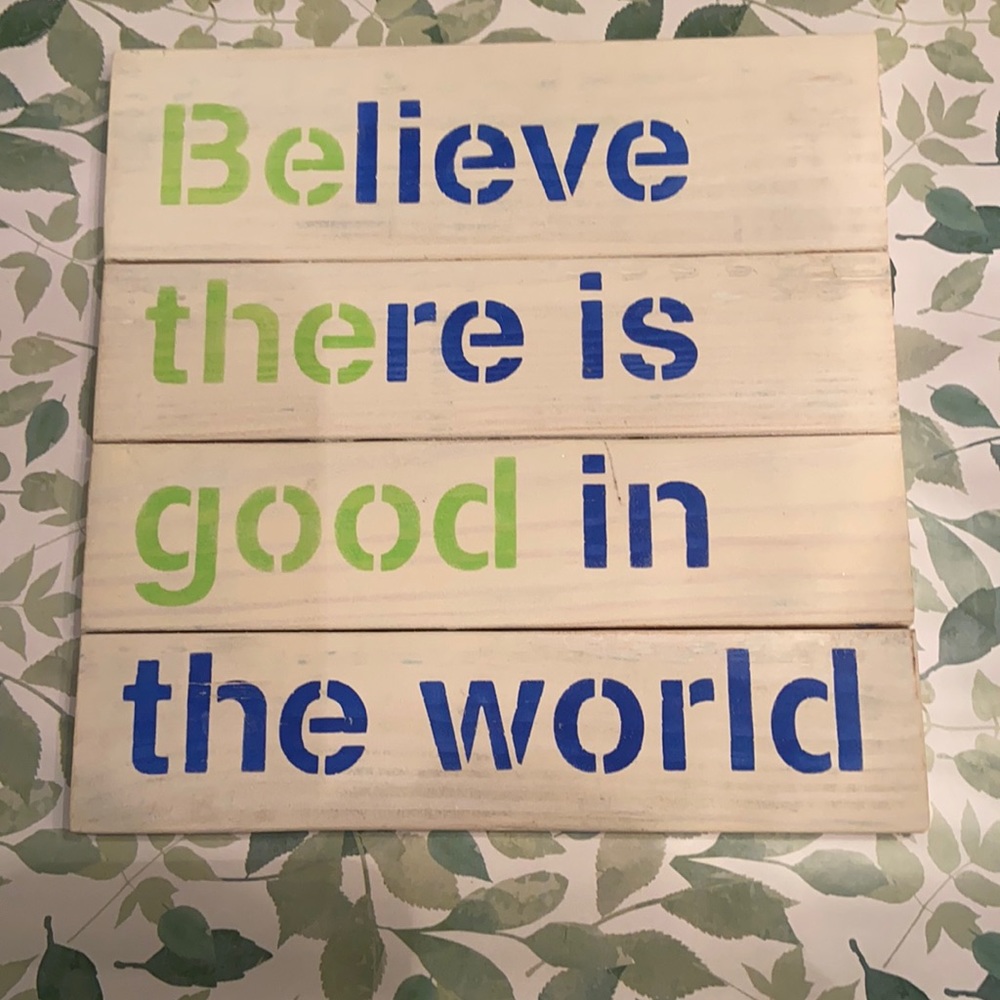 Handmade wall plaque